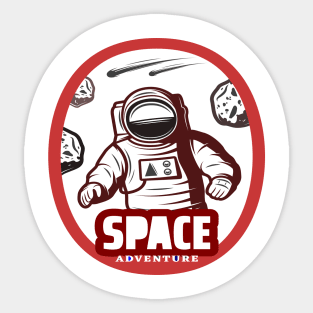 astronaunt Sticker